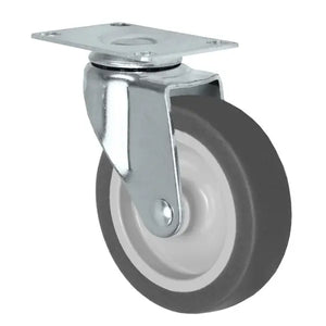3" x 1" Thermoplastic Rubber Swivel Caster – 100 lb