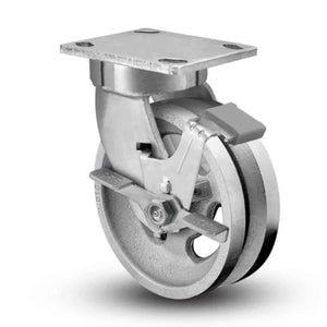 Albion 110VG05201SFBC 5"x2" Cast Iron Swivel Kingpinless Caster – 800 lb