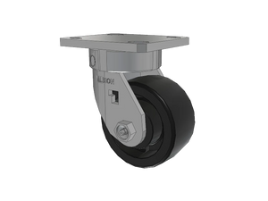 Albion 120HT04201S 4" x 2" High-Heat Nylon Stainless Kingpinless Caster