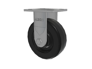 Albion 16TM06201R 6" x 2" Phenolic Rigid Caster – 4" x 4-1/2" Top Plate