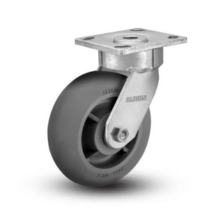 Albion 18XR08228S 8" x 2" Performance-Rubber Swivel Caster – 4" x 4.5" Plate