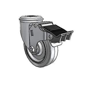 Colson 4" x 1.25" Performa Swivel Total Lock Caster – 300 lb