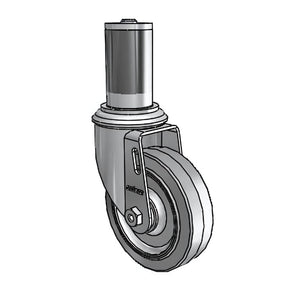 Colson MTG46 4" x 1.25" Performa Caster – 1-1/2" Expanding Stem