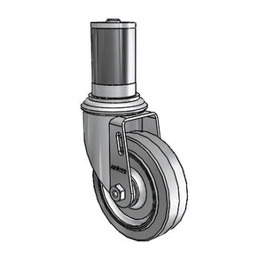 Colson MTG47 4" x 1.25" Performa Expanding Stem Caster – 250 lb