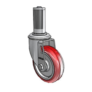 Colson 2.04267.91 4" x 1.25" HI-TECH Caster – 300 lb