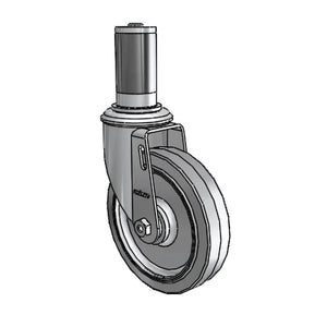 Colson MTG45 5" x 1.25" Performa Rigid Caster – 1-3/8" Tube