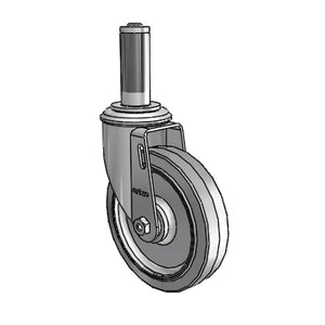 Colson 2.05267.445 5" x 1.25" Performa Caster – 1" Square Tube