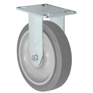 5" x 1-1/4" FX Thermoplastic Rubber Rigid Caster – 315 lb