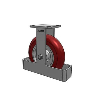 Albion 28AX08228R01TO 8" x 2" MAX Efficiency Rigid Caster – 1500 lb