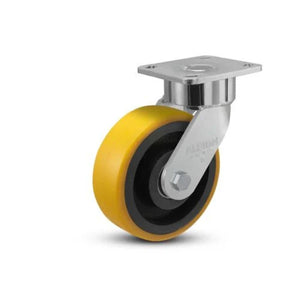 Albion 28PF06228S 6" x 2" HD Poly Swivel Ergonomic Caster – 1500 lb