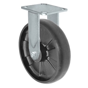 8" x 2" Glass-filled Nylon Rigid Caster – 1250 lb