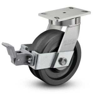 Albion 310TM10501SFBB 10"x3" Phenolic Kingpinless Caster – 2900 lb