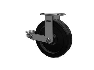 Albion 310TM12501RP 12" x 3" Phenolic Rigid Kingpinless Caster