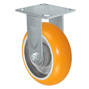 6" x 2" Polyurethane on Aluminum Rigid Caster – 2000 lb
