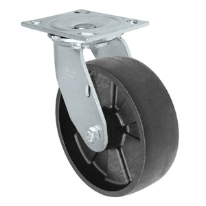 6" x 2" Glass-Filled Nylon Swivel Caster – 1200 lb