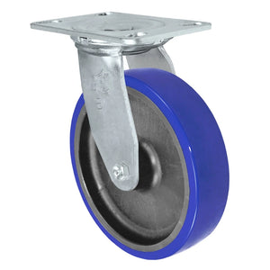 8" x 2" Polyurethane on Nylon Swivel Caster – 1400 lb