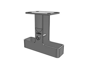 Albion 38NX08228R01TO 8" x 2" HD Nylon Rigid Ergonomic Caster