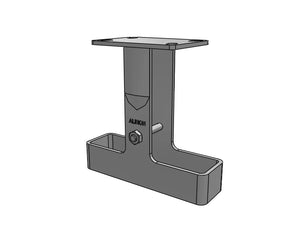 Albion 38NX08228RTO 8" x 2" HD Nylon Rigid Ergonomic Caster
