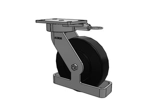 Albion 38NX08228SLTO 8" x 2" HD Nylon Swivel Ergonomic Caster – CasterHQ