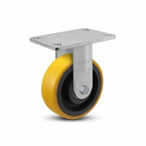 Albion 38PF06228R 6" x 2" HD Poly-on-Iron Rigid Ergonomic Caster
