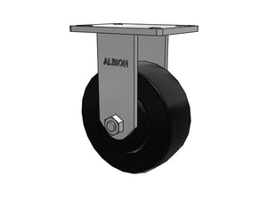Albion 410NX08528R 8" x 3" Trionix Nylon Rigid Kingpinless Caster