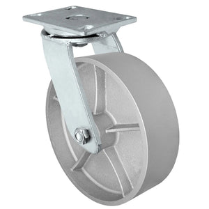 10" x 3" Semi-Steel Swivel Caster – 2500 lb