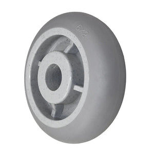 6" x 2" Duratek Donut Rubber Industrial Replacement Wheel – 600 lb