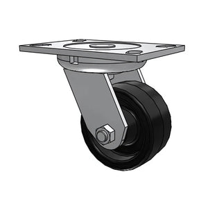 Albion 62TM04201S 4" x 2" Phenolic Swivel Caster – 800 lb