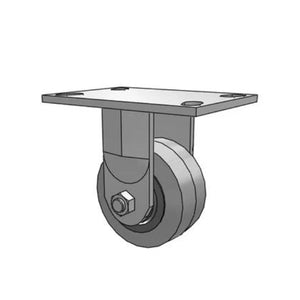 Albion 62XS04228R 4" x 2" Rubber Caster – 400 lb