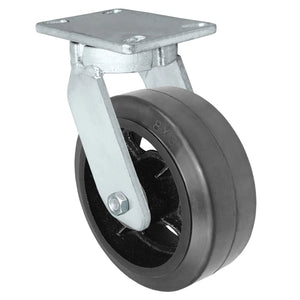 8" x 3" Rubber on Steel Swivel Caster – 900 lb