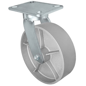 10" x 3" Semi-Steel Swivel Caster – 3000 lb