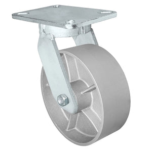 8" x 3" Semi-Steel Swivel Caster – 2500 lb