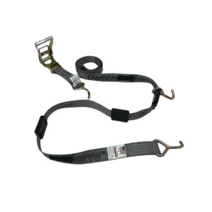 3333 lb Heavy-Duty Ratchet Tie Down 2" x 11' w/ Miller Hooks