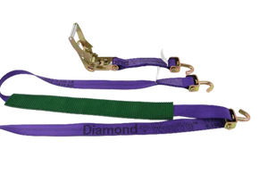 3,333 lb Ratchet Wheel Strap 2" x 10' A-2X11RSJLP-DW