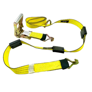 3,333 lb Ratchet Strap Assembly 2" x 11' Wire Hooks & Cleats