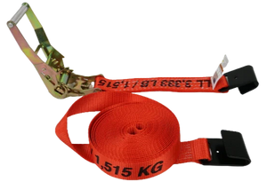 3,333 lb A-2X30RFH Ratchet Tie Down Strap 2" x 30' Flat Hooks