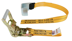 3,333 lb 2" x 4' Gas Cylinder Ratchet Strap Diamond Weave