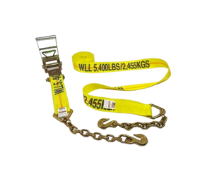 5,400 lb Ratchet Assembly A-3X30RCE 3" x 30' Chain Ends & Grab Hooks