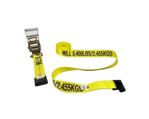 A-3X30RFH 5,400 lb Ratchet Tie Down Assembly 3" x 30' Flat Hooks