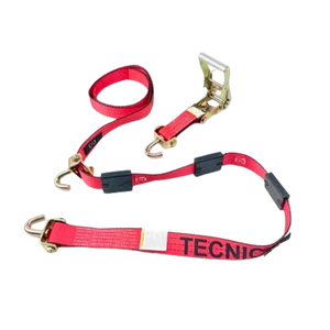 AS-KKSJ10RT 3,333 lb Ratchet Tie-Down Assembly 2" x 11' Swivel J-Hooks