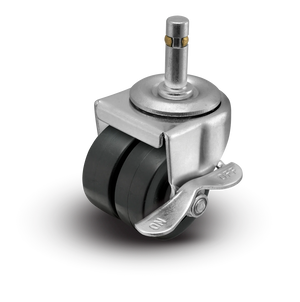 Shepherd C0020273ZN-POS01(KK)B 2" Dual Wheel Swivel Caster – 225 lb