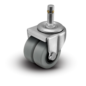 Shepherd C0020273ZN-TPR01(GG) 2" TPR Swivel Dual Wheel Caster – 180 lb