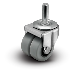 Shepherd C0020748ZN-TPR01(GG) 2" Dual Wheel Swivel Caster – 180 lb