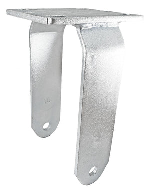 10" Rigid Pneumatic Caster Rig 4" x 4-1/2" Top Plate – 350 lb