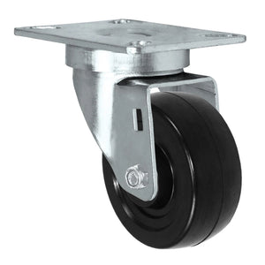 3" x 1-1/4" Hard Rubber Swivel Caster – 275 lb