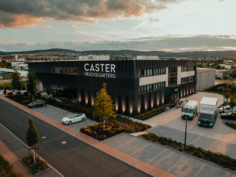 CasterHQ Headquarters image of Bulding and Delivery Trucks