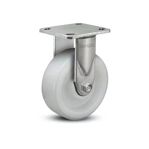 Colson D4.05108.539 WN 5" x 2" White Nylon Rigid Stainless Caster