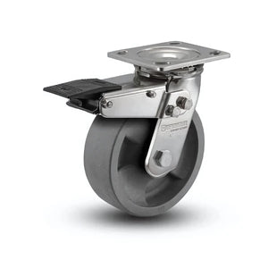 D4.05109.831 DT BRK4 SS 5"x2" Nylon Stainless Total Lock Caster