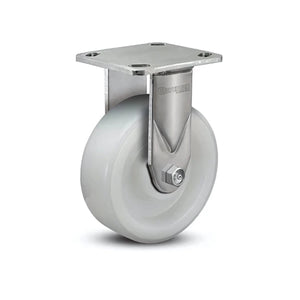 Colson D4.06108.539 WN SS WB29 6"x2" White Nylon Rigid Stainless Caster