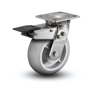 Colson D4.08109.555 BRK4 SS 8" x 2" Performa Total Lock Stainless Caster